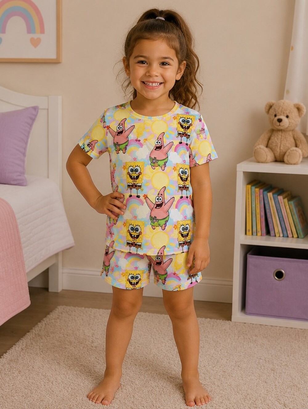 SpongeBob Squarepants Bamboo Pajama Set NWOT